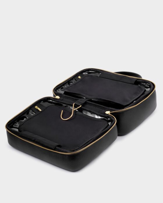 Katie Loxton Black Hanging Wash Bag
