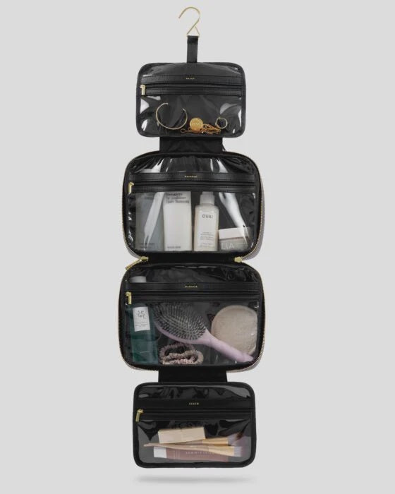 Katie Loxton Black Hanging Wash Bag