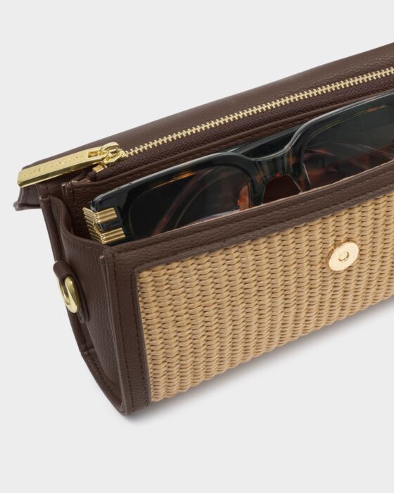 Katie Loxton Bitter Chocolate Glasses & Cardholder Case