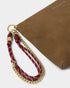 Katie Loxton Caramel Suedette Cord Small Shoulder Bag