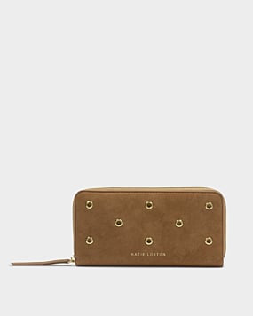 Katie Loxton Caramel Suedette Eyelets Large Purse