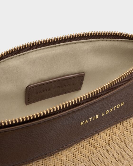 Katie Loxton Bitter Chocolate Wristlet Clutch