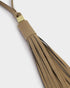 Katie Loxton Taupe Suedette Oversized Tassel Bag Charm