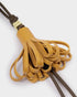 Katie Loxton Bitter Chocolate & Yellow Tassel Bag Charm