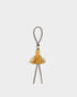Katie Loxton Bitter Chocolate & Yellow Tassel Bag Charm