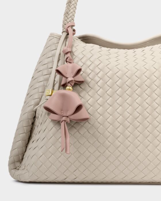 Katie Loxton Pink Heather Tulip Bag Charm