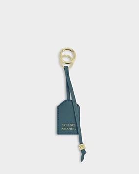 Katie Loxton Deep Teal You Are Amazing Sentiment Keyring