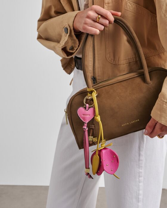 Katie Loxton Sugar Happy Heart Charm Keyring