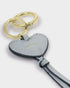 Katie Loxton Moonstone Blue Lucky Heart Charm Keyring
