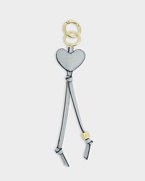 Katie Loxton Moonstone Blue Lucky Heart Charm Keyring