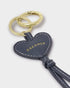 Katie Loxton Light Navy Dreamer Heart Charm Keyring