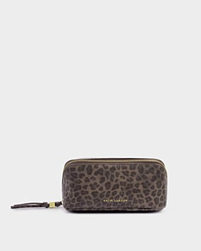 Katie Loxton Leopard Fold Out Mirror Make Up Bag