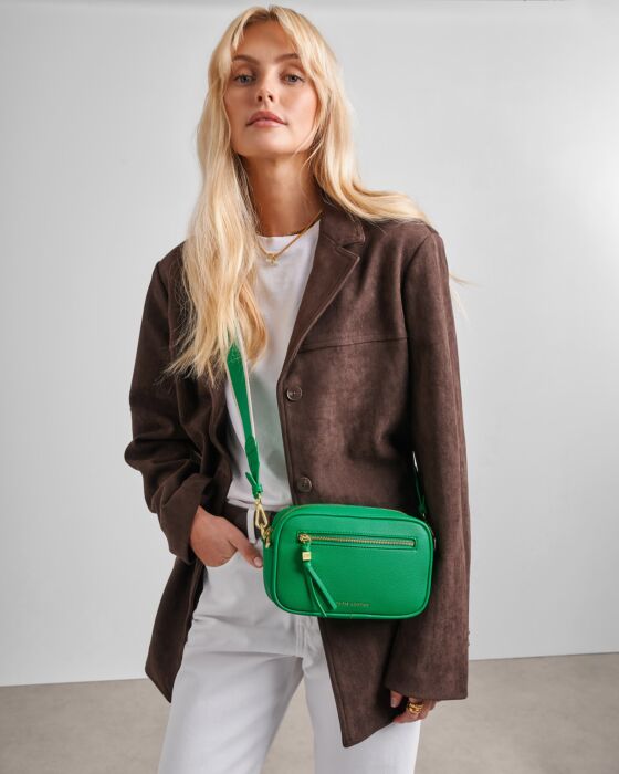 Katie Loxton Bright Green Lottie Crossbody Bag