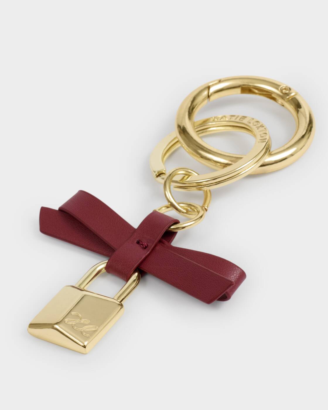 Katie Loxton Cherry Bow Padlock Boxed Keyring