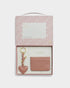 Katie Loxton Nude Pink Woven Gift Boxed Keyring & Cardholder Set
