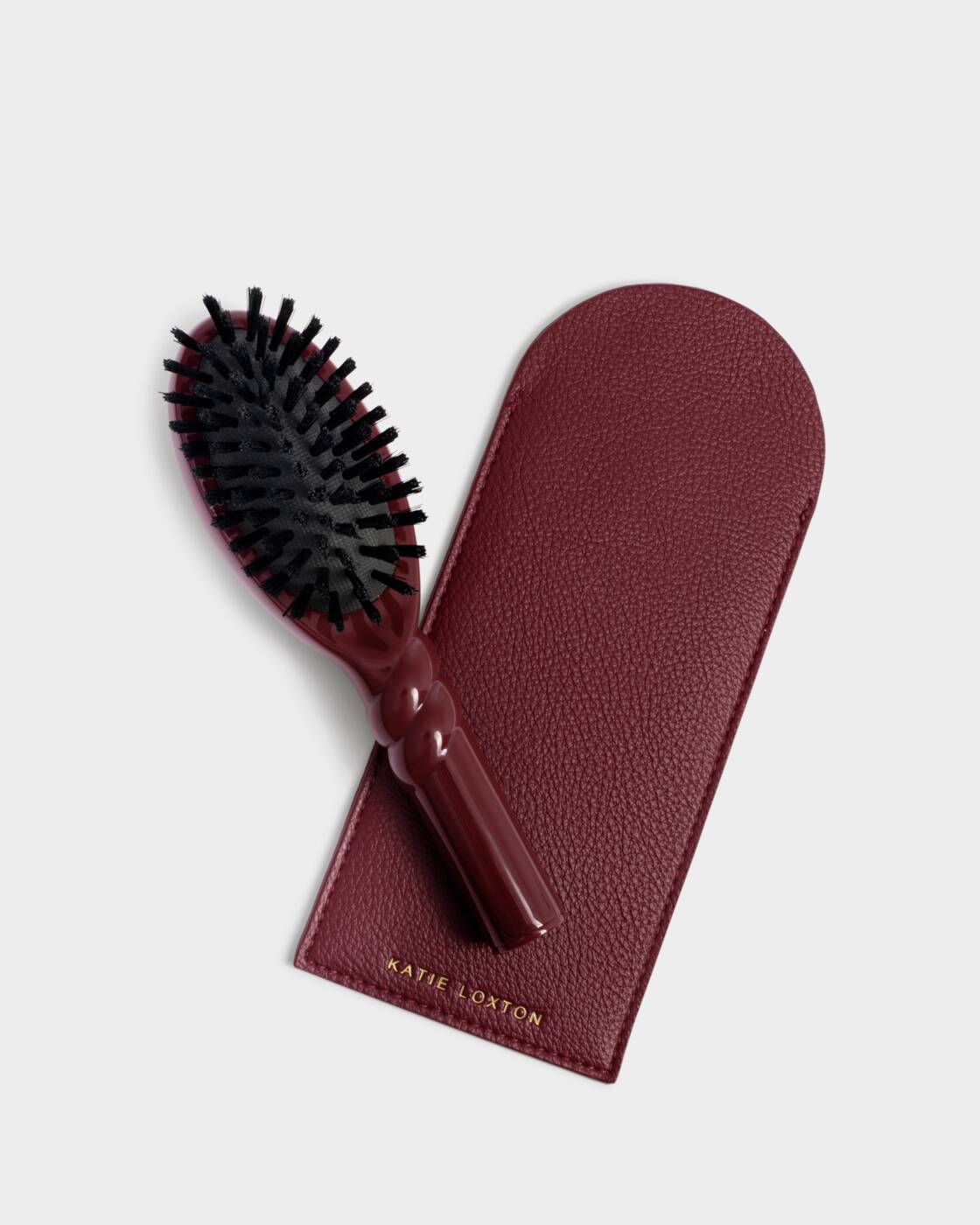 Katie Loxton Cherry Hairbrush & Case Set
