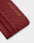 Katie Loxton Crimson Nova Woven Textured Cardholder
