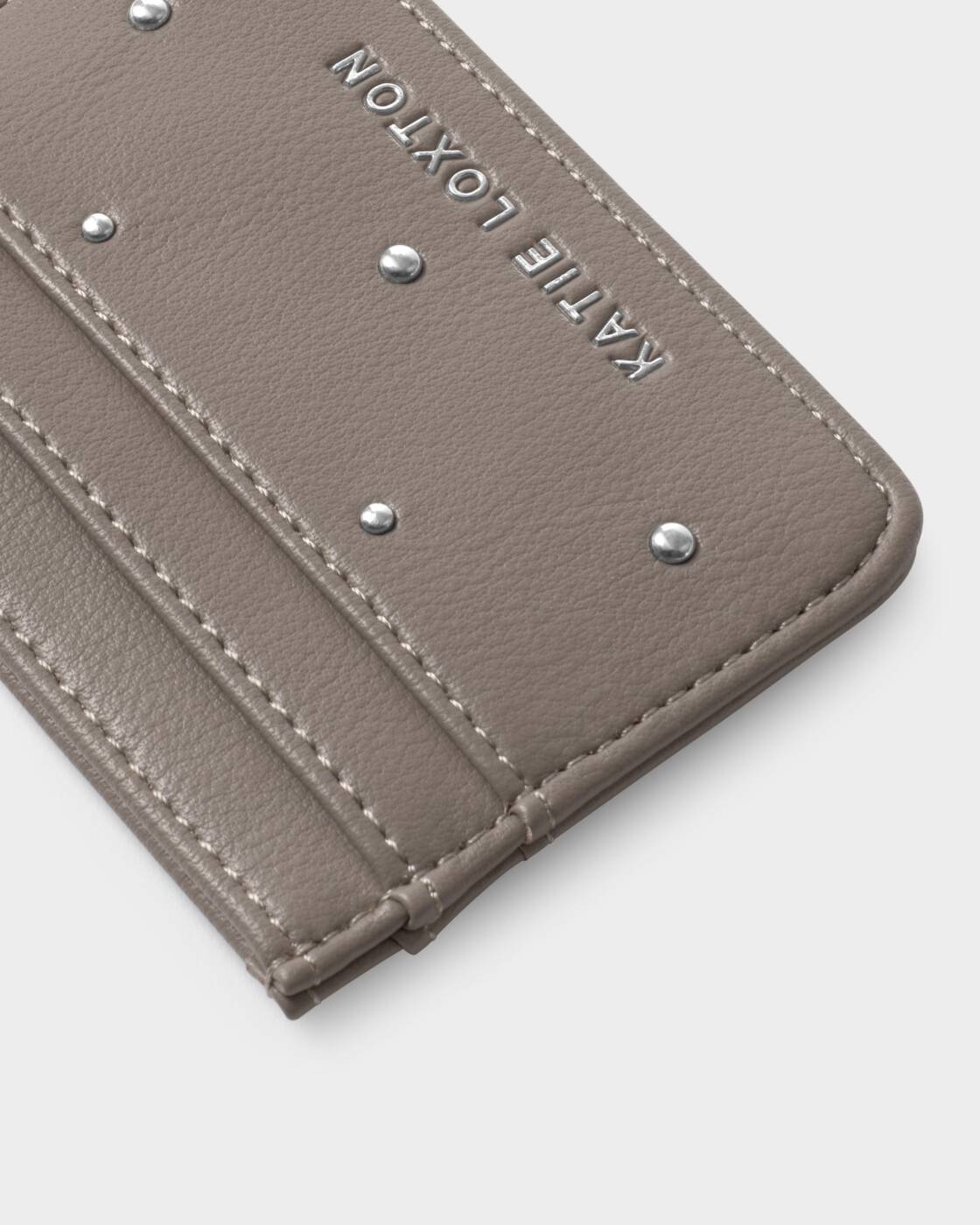Katie Loxton Silver Mink Studded Avery Cardholder