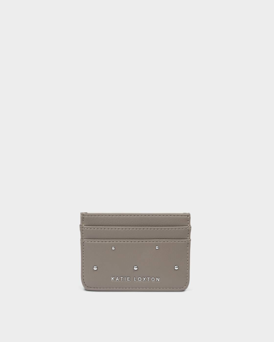 Katie Loxton Silver Mink Studded Avery Cardholder