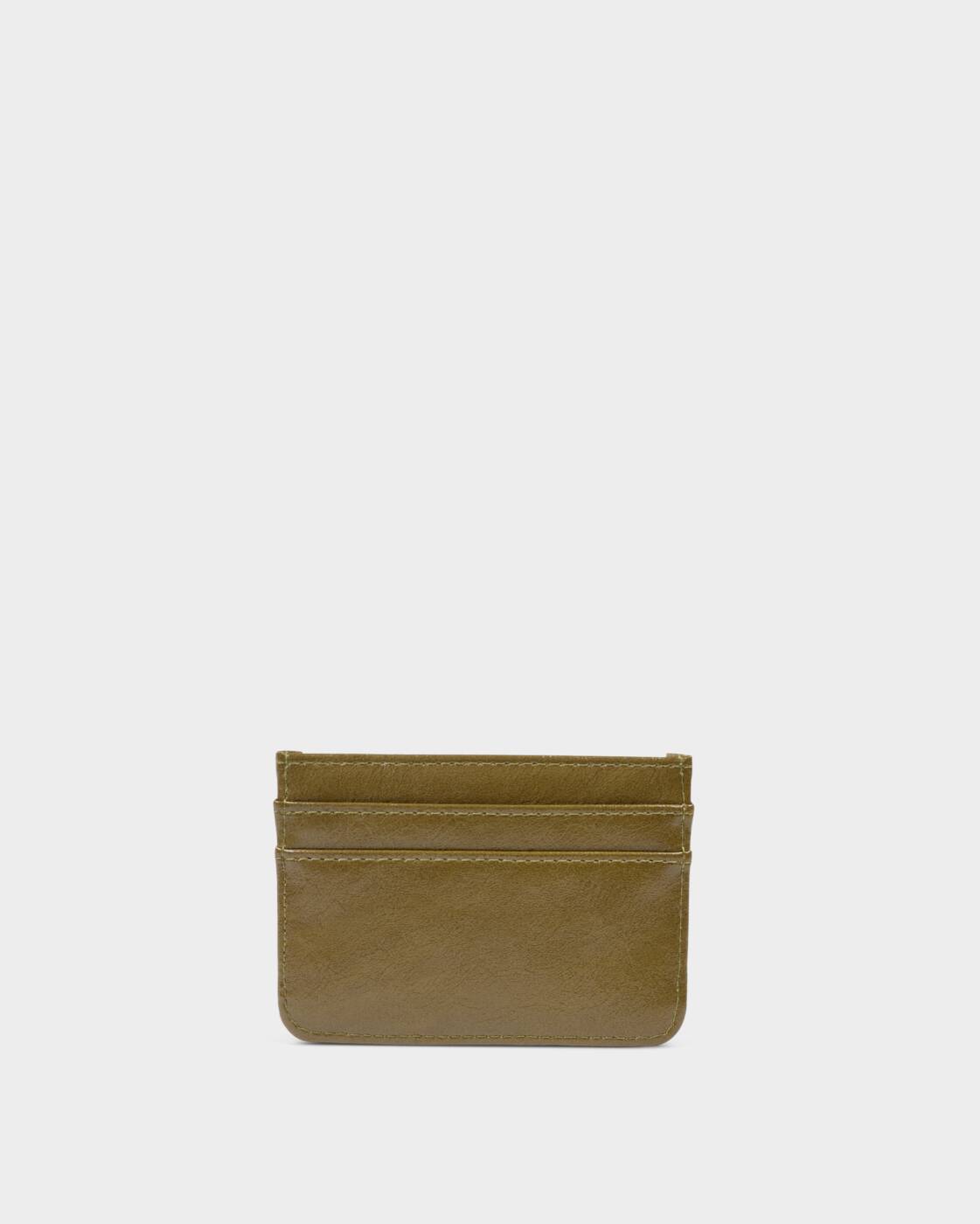 Katie Loxton Deep Olive Patent Crackle Avery Cardholder