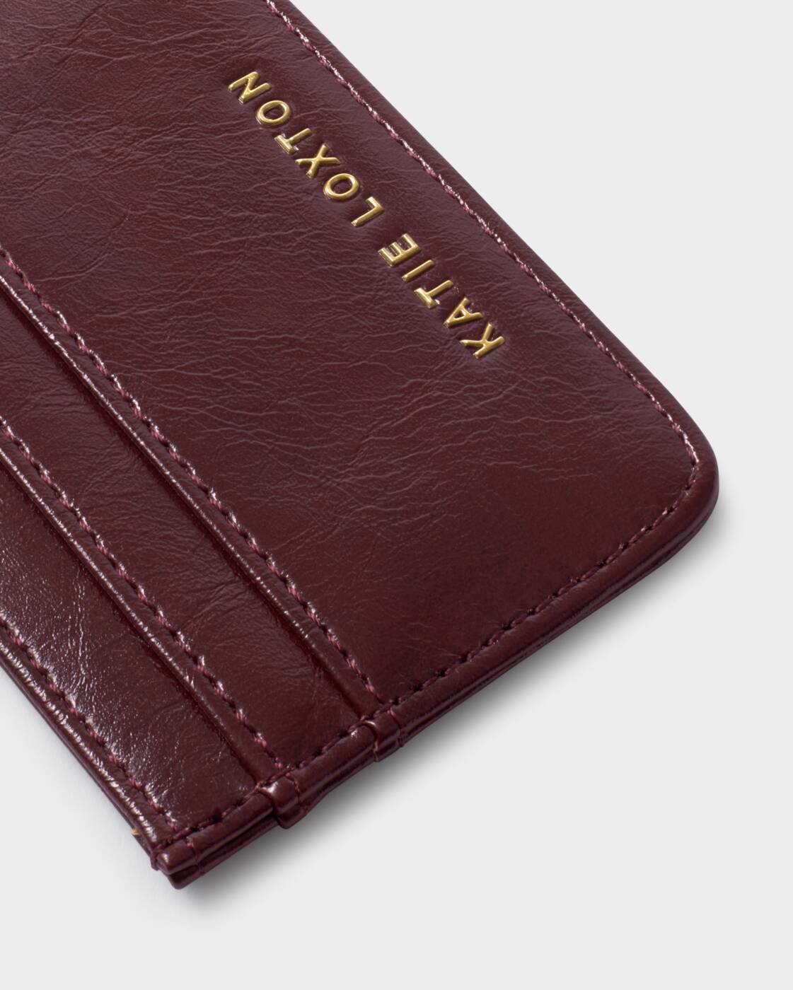 Katie Loxton Cherry Patent Crackle Avery Cardholder