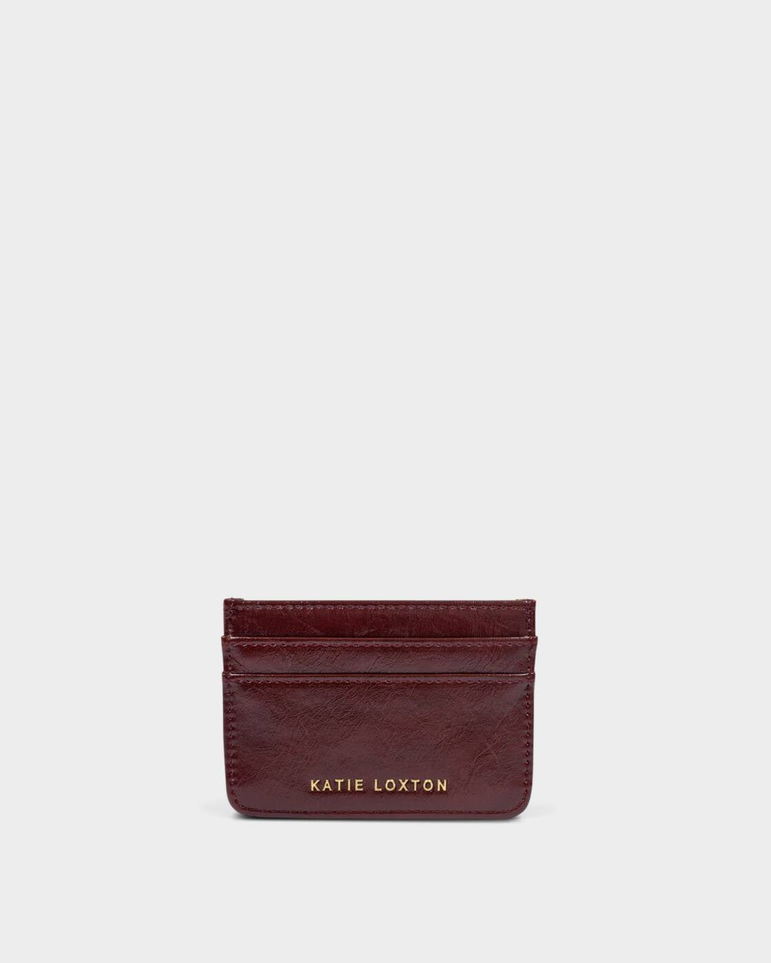 Katie Loxton Cherry Patent Crackle Avery Cardholder