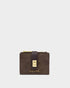 Katie Loxton Bitter Chocolate Suedette Orin Twist Lock Purse