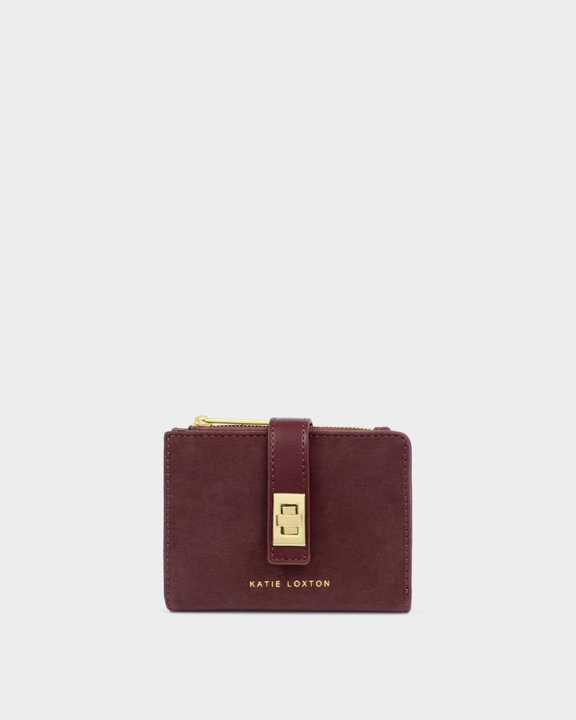 Katie Loxton Cherry Suedette Orin Twist Lock Purse