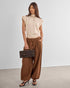 Katie Loxton Bitter Chocolate Suedette Alma Clutch