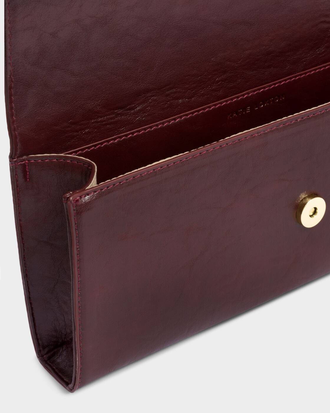 Katie Loxton Cherry Patent Crackle Alma Clutch