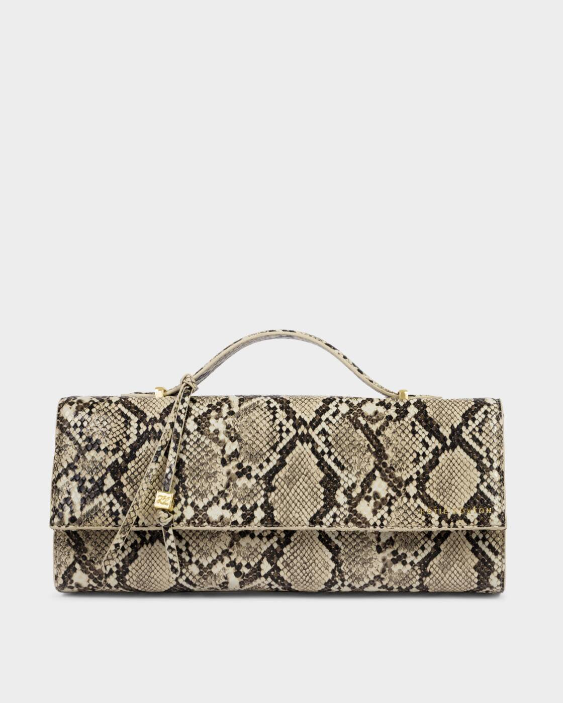 Katie Loxton Faux Snake Alma Clutch
