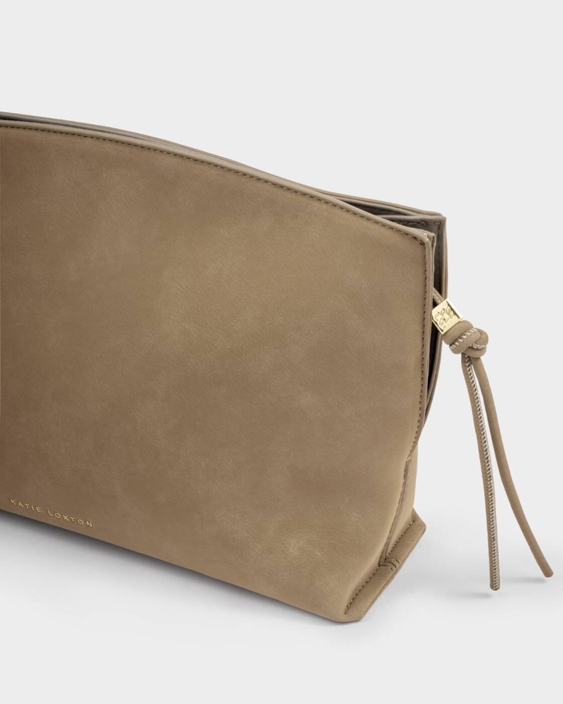 Katie Loxton Taupe Suedette Freya Clutch