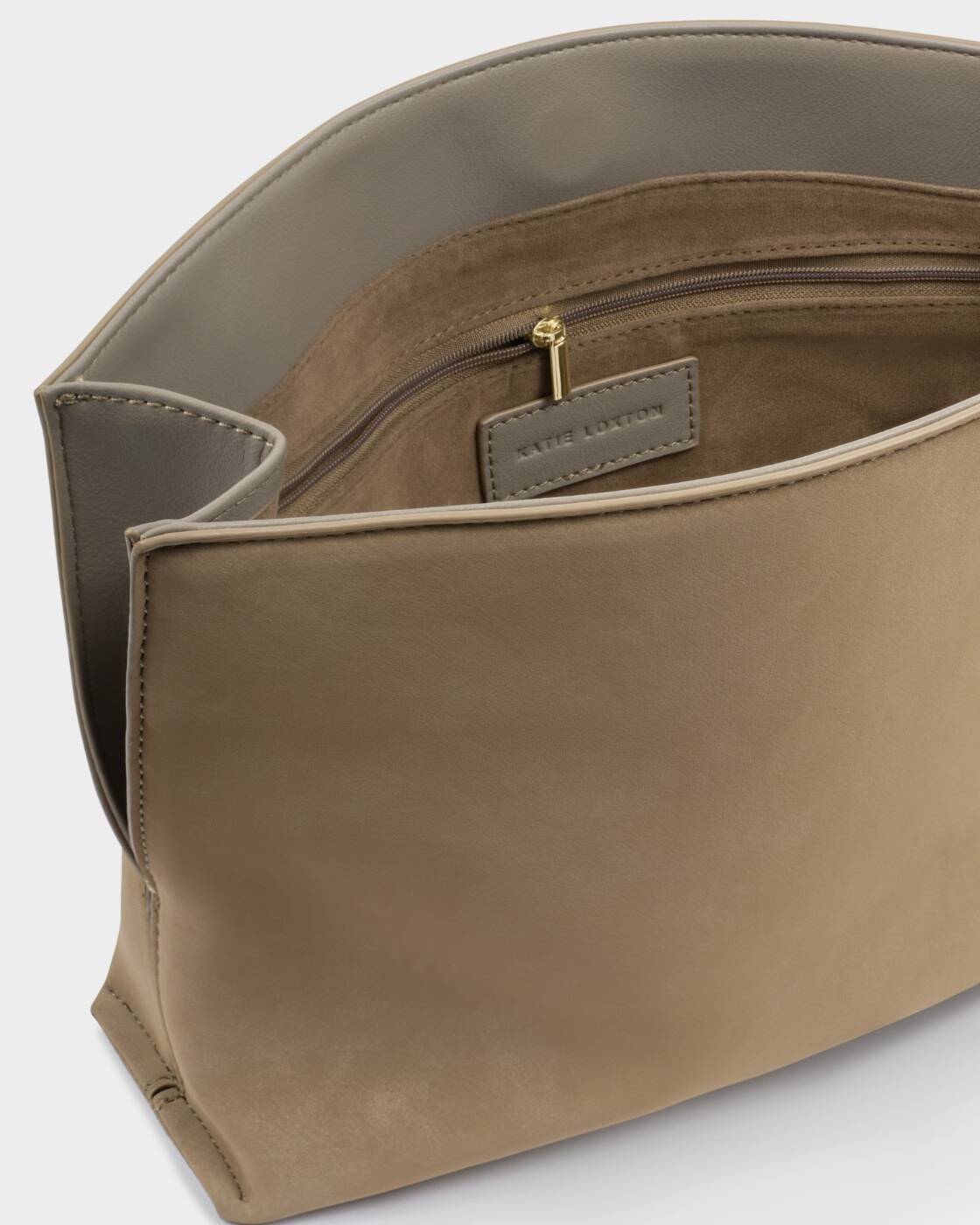 Katie Loxton Taupe Suedette Freya Clutch