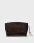 Katie Loxton Bitter Chocolate Patent Crackle Freya Clutch
