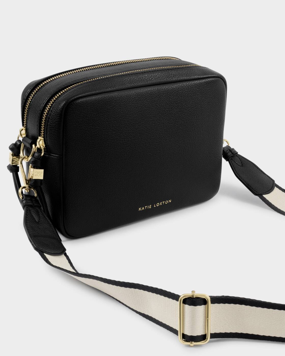 Katie Loxton Black Lottie Large Crossbody