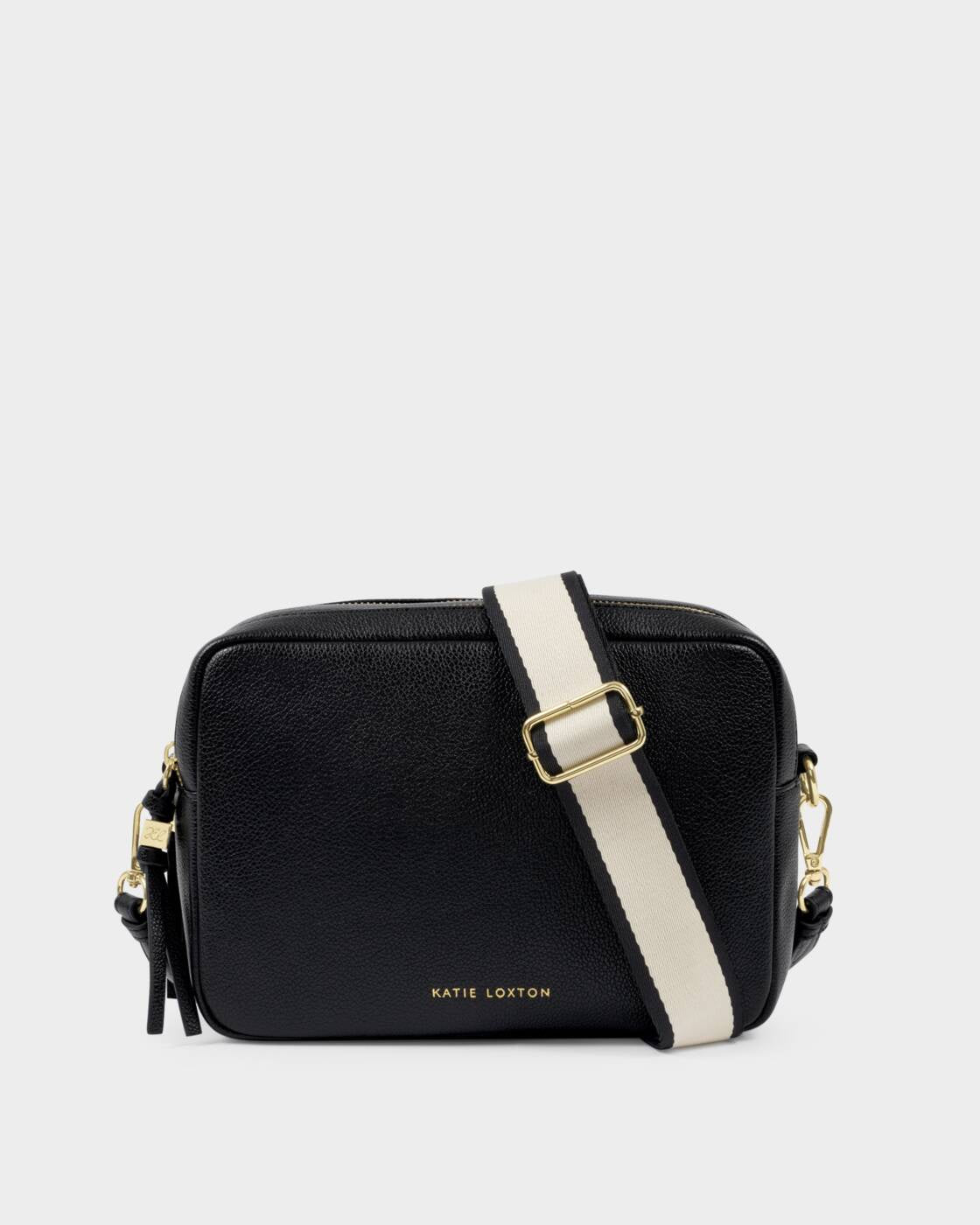 Katie Loxton Black Lottie Large Crossbody