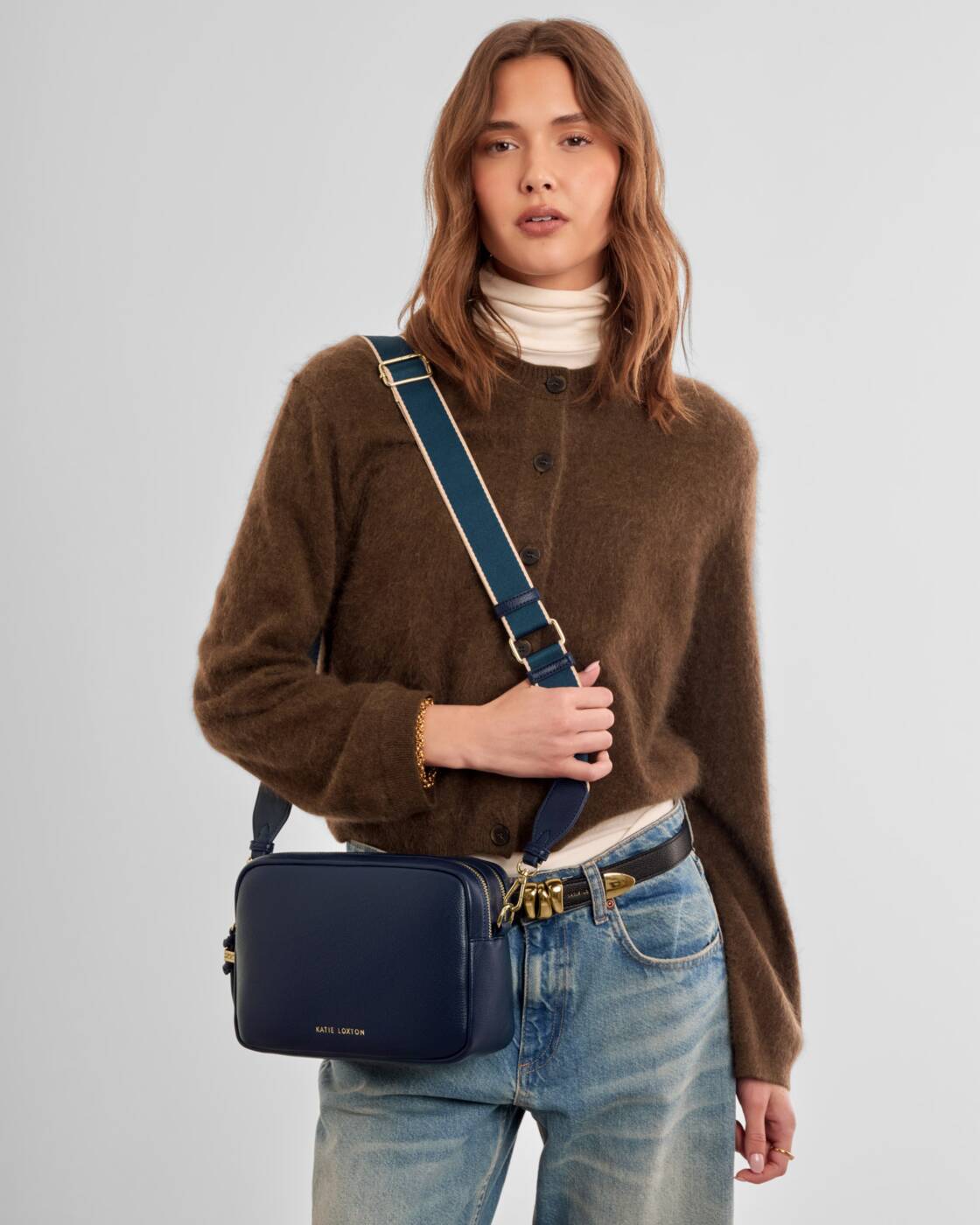 Katie Loxton Navy Lottie Large Crossbody