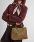 Katie Loxton Olive Nova Hand Woven Top Handle Bag