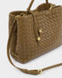 Katie Loxton Olive Nova Hand Woven Top Handle Bag