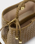 Katie Loxton Olive Nova Hand Woven Top Handle Bag