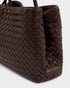 Katie Loxton Chocolate Nova Hand Woven Top Handle Bag