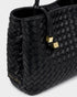 Katie Loxton Black Nova Hand Woven Top Handle Bag