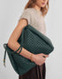 Katie Loxton Deep Teal Mixed Nova Hand Woven Large Shoulder Bag