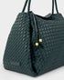 Katie Loxton Deep Teal Mixed Nova Hand Woven Large Shoulder Bag