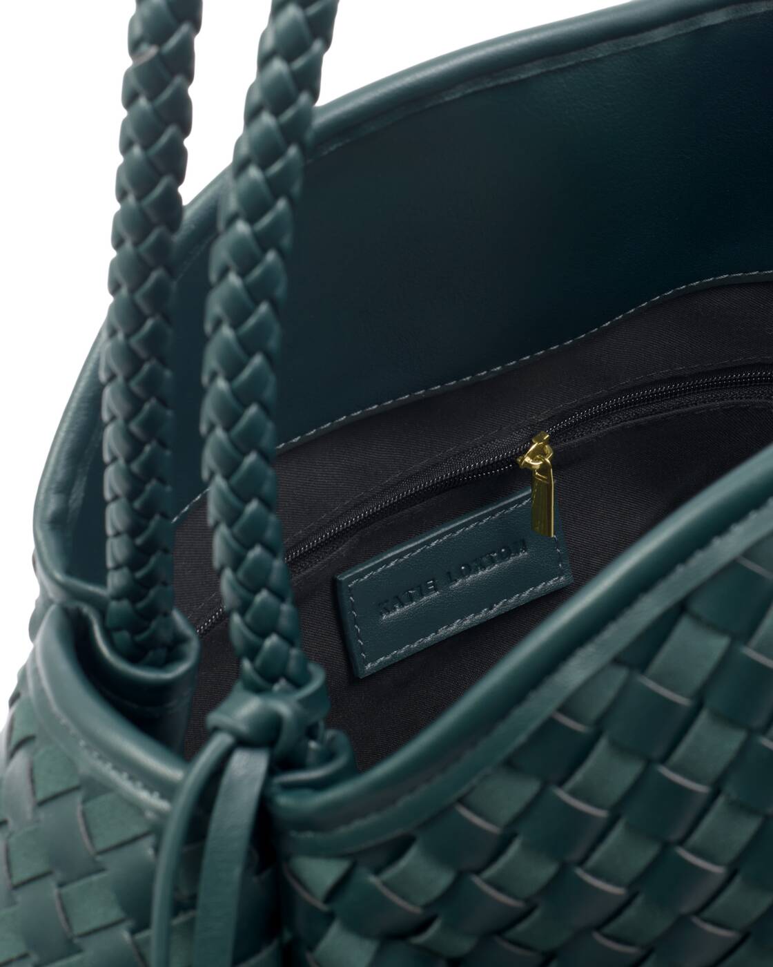 Katie Loxton Deep Teal Mixed Nova Hand Woven Large Shoulder Bag