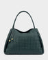 Katie Loxton Deep Teal Mixed Nova Hand Woven Large Shoulder Bag