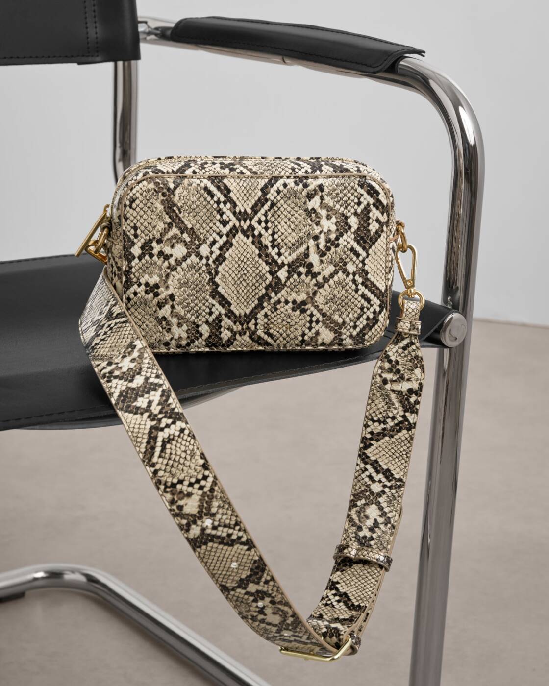 Katie Loxton Faux Snake Avery Small Crossbody Bag