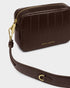 Katie Loxton Chocolate Eel Avery Small Crossbody Bag