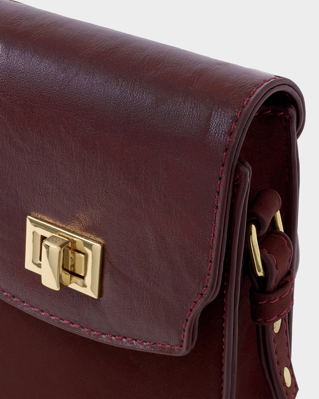 Katie Loxton Cherry Suedette Orin Twist Lock Slim Bag