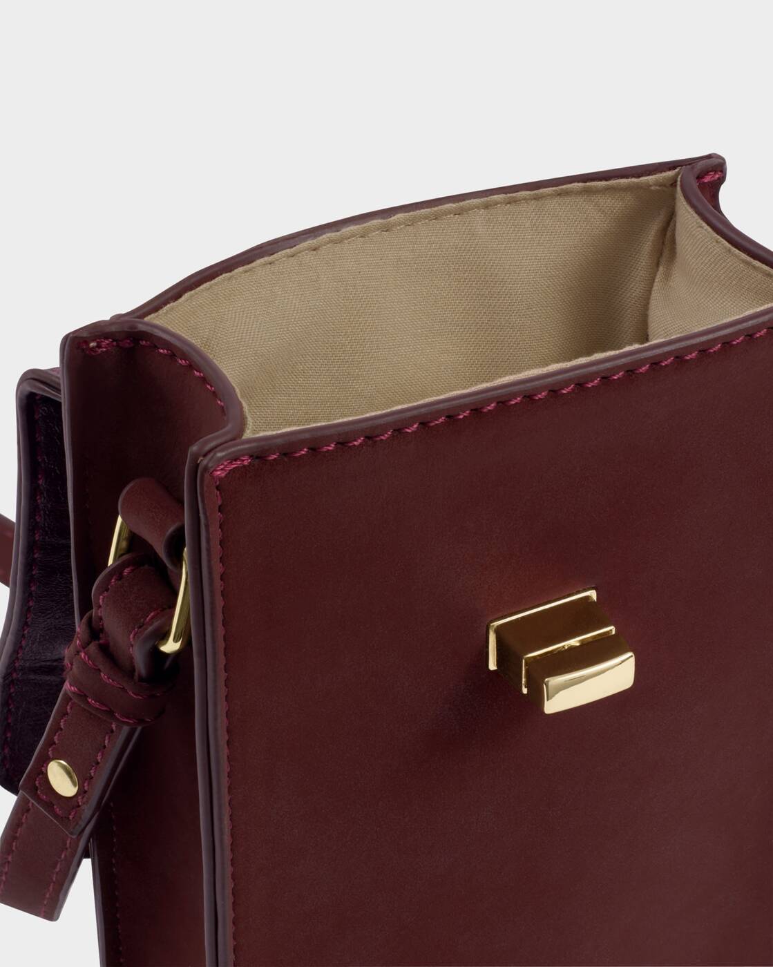 Katie Loxton Cherry Suedette Orin Twist Lock Slim Bag